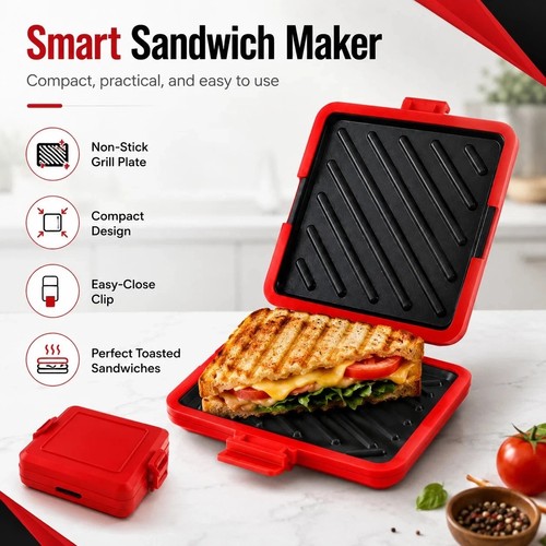 Microwave toastie maker - toastie,