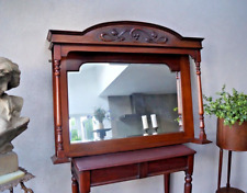 Antique Overmantel Mirror