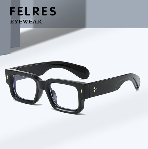 Men thick frame blue - blue, light