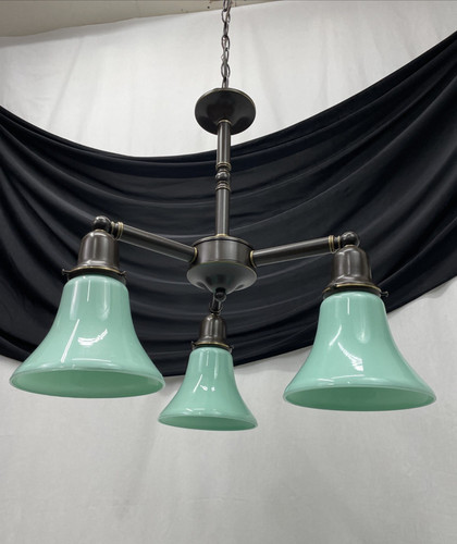 Vtg chandelier arts crafts - arts,