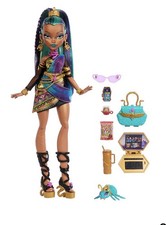 MONSTER HIGH NEFERA DE NILE ROYAL MUMMY DOLL IN DRESS 7 ACCESORIES, MATTEL AGE+4