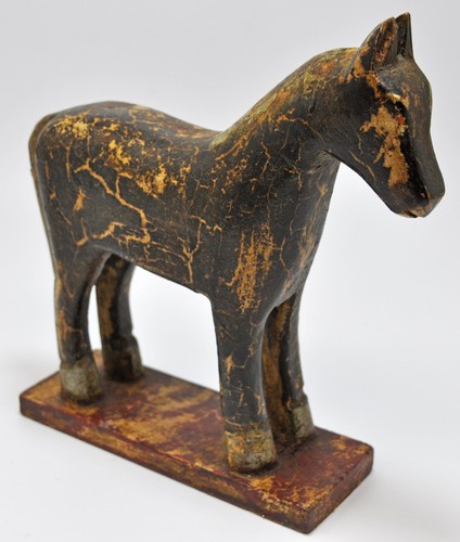 Hand carved wooden standing - hand,