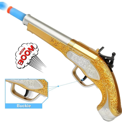 Golden toy gun pistol for - golden,