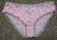 Silky Pink & White Satin