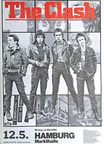 The clash concert - the, poster