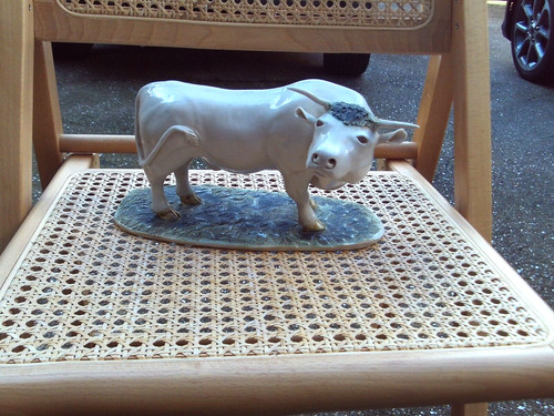 Mounted ceramic bull cm - bull, 22