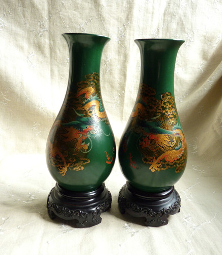 Vintage mirror pair foochow - mirror,