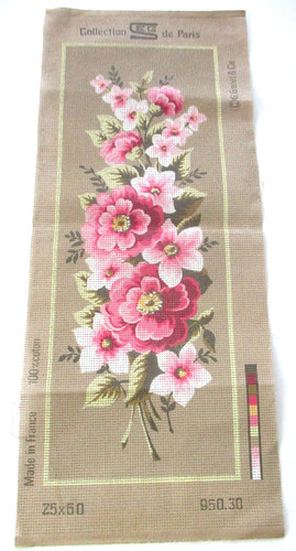 Floral tapestry panel canvas - tapestry,