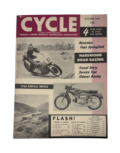 Cycle magazine october 1959 - cycle,
