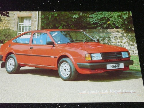 Skoda 136 rapid - rapid, brochure