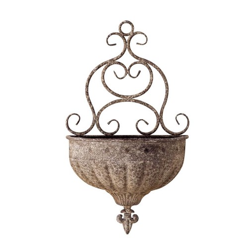 Vintage wall hanging planters - wall,