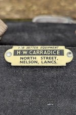 H W Carradice Canvas Saddle