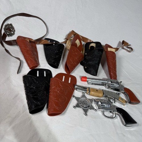 Lot plastic cowboy cap gun - lot, of