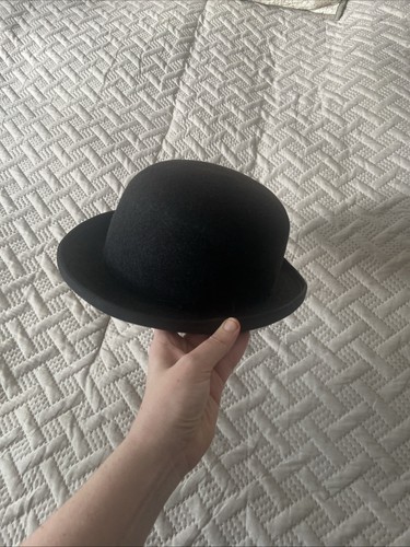 Classic black bowler - black, hat
