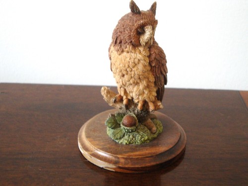 Franklin mint long - mint, owl