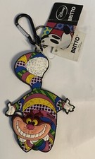 Disney Romero BRITTO Goods Chisha Cat Key Chain Genuine Key Charm Rare