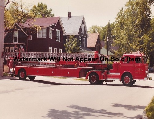 Evanston fire truck - truck, 1964