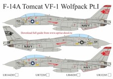 1:48 Decal Grumman F-14 Tomcat