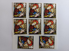 100+ 1st class Xmas' Madonna' stamps, with gum' unfranked/not cancelled,