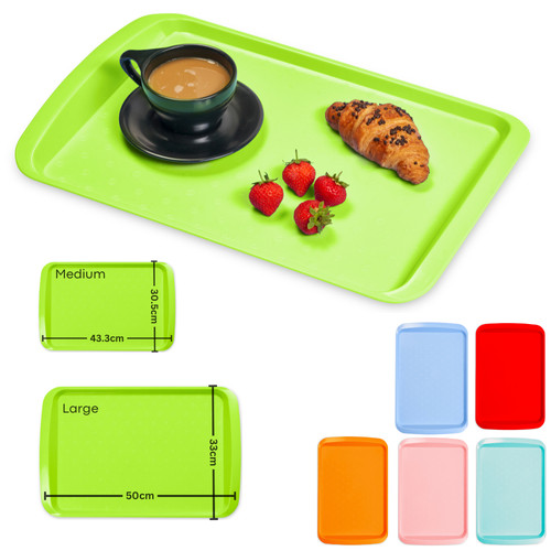 Rectangle plastic serving - rectangle, tray