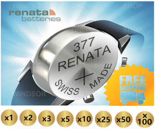 Renata watch battery 377 - battery,