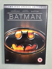 Batman DVD (2005) Michael Keaton, Burton (DIR) cert 15 2 discs Free Postage