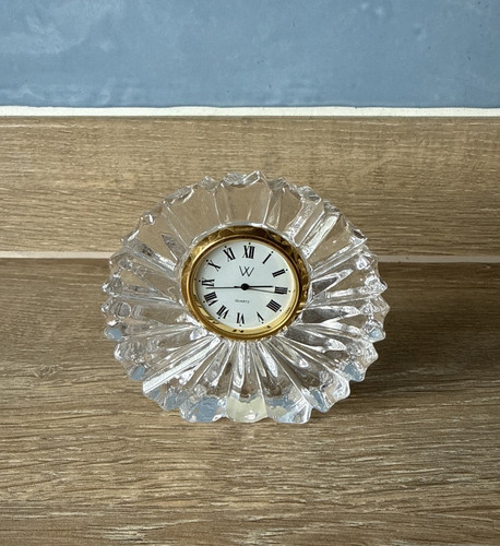 Waterford crystal clock small - crystal,