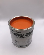 Timberwolf Wood Chipper Orange Paint High Endurance Enamel Paint 1 Litre Tin