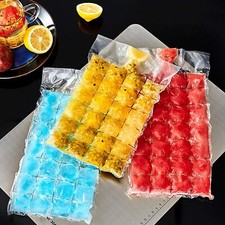 100 Ice Cube Freezer Bags 2400