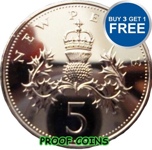 Proof english decimal five - english,