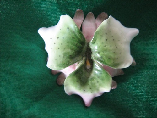 Vintage enamel flower - vintage,