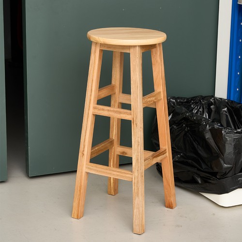 Wooden bar stool - wooden,