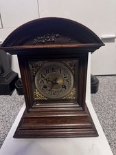 Antique Walnut Striking Mantel