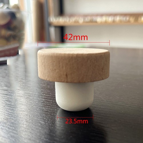 Natural cork shaped stopper - t-shaped,