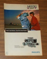 Rare Advertising Vintage PHILIPS MOVING SOUND 80 Watt Boombox 1989