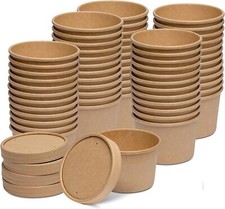 D MART Kraft Brown Soup Cups &