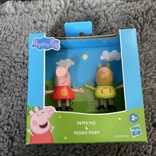 Peppa Pig and Pedro Pony Figures Posable Brand New In Packaging