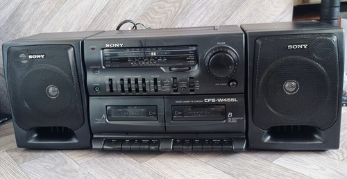 Sony cfs w455l stereo radio - stereo,
