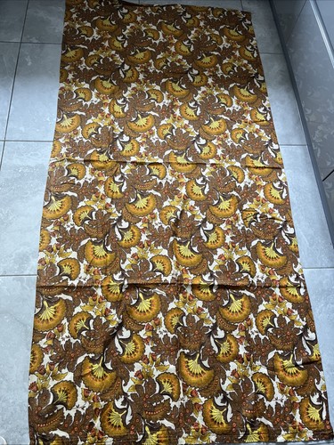 1970s vintage pair curtains - 1970s,
