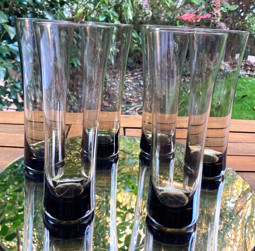 Set hand blown - of, 6