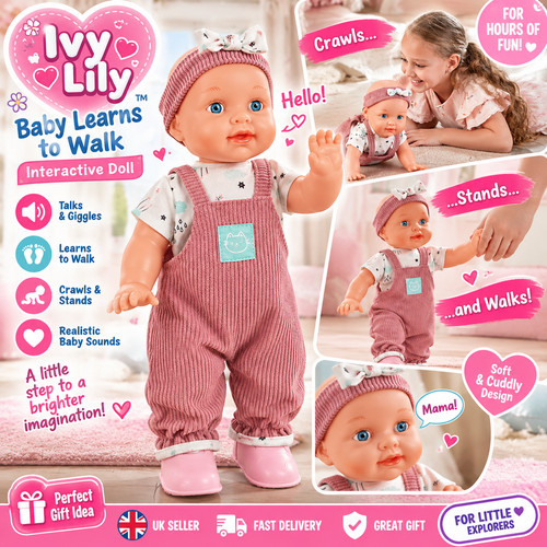 Ivy lily baby learns - learns, walk