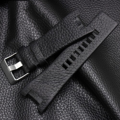New 32mm notched leather strap - new,