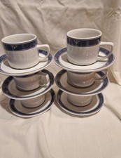 Churchill Blue Coffee Cups and