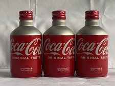 Coca Cola Japanese Vending Machine Bottles x 3