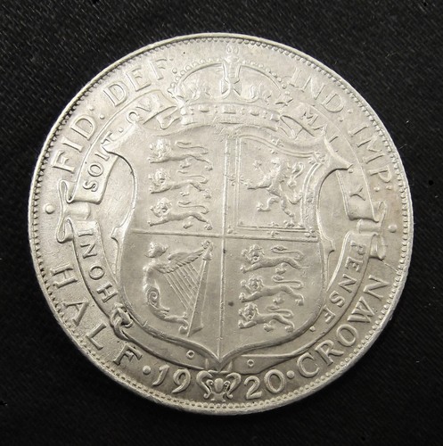 George 1920 silver half - silver,