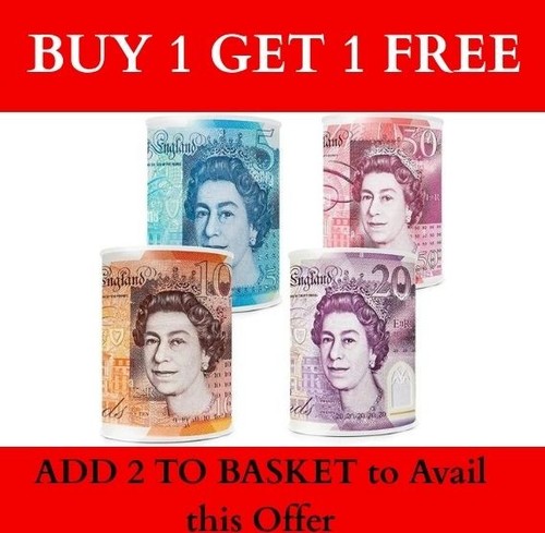 Money box tin 10 20 - box,