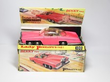 Dinky 100 Thunderbirds Lady Penelope FAB 1 Fluorescent In Original Box - Rare