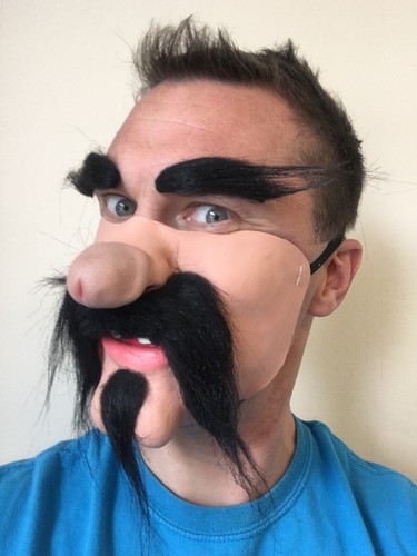 Funny half face - nose, mask