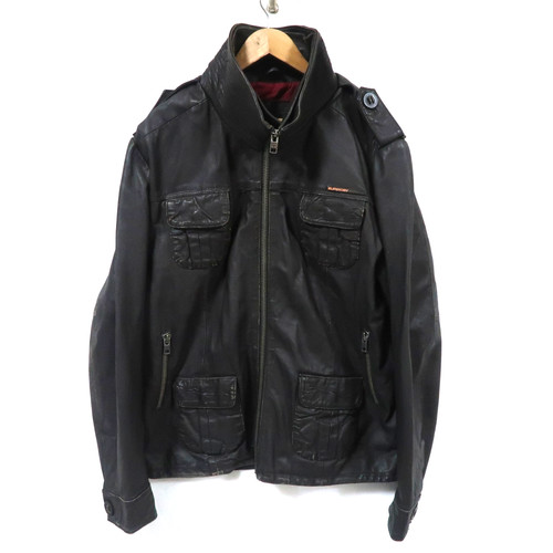 Superdry jacket mens 2xl brown - jacket,