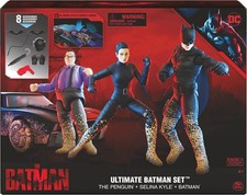 DC The Batman Ultimate Batman Set The Penguin Selina Kyle Batman & The Batmobile